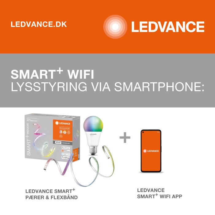 LEDVANCE SMART+ standard pære hvid E27 9 W